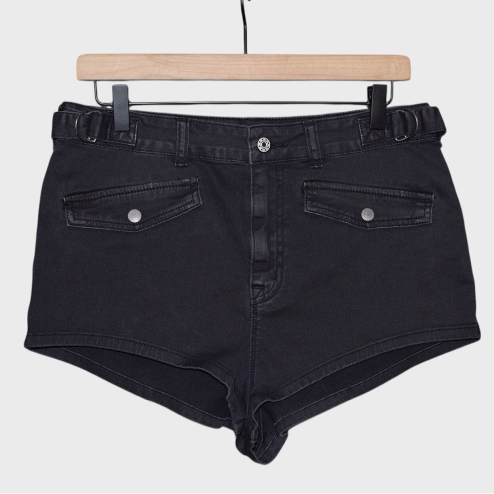 NWT Ecote for UO‎ High Waisted Cheeky Denim Jean Shorts